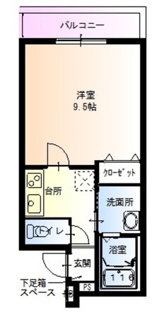 北加賀屋駅 徒歩8分 1階の物件間取画像